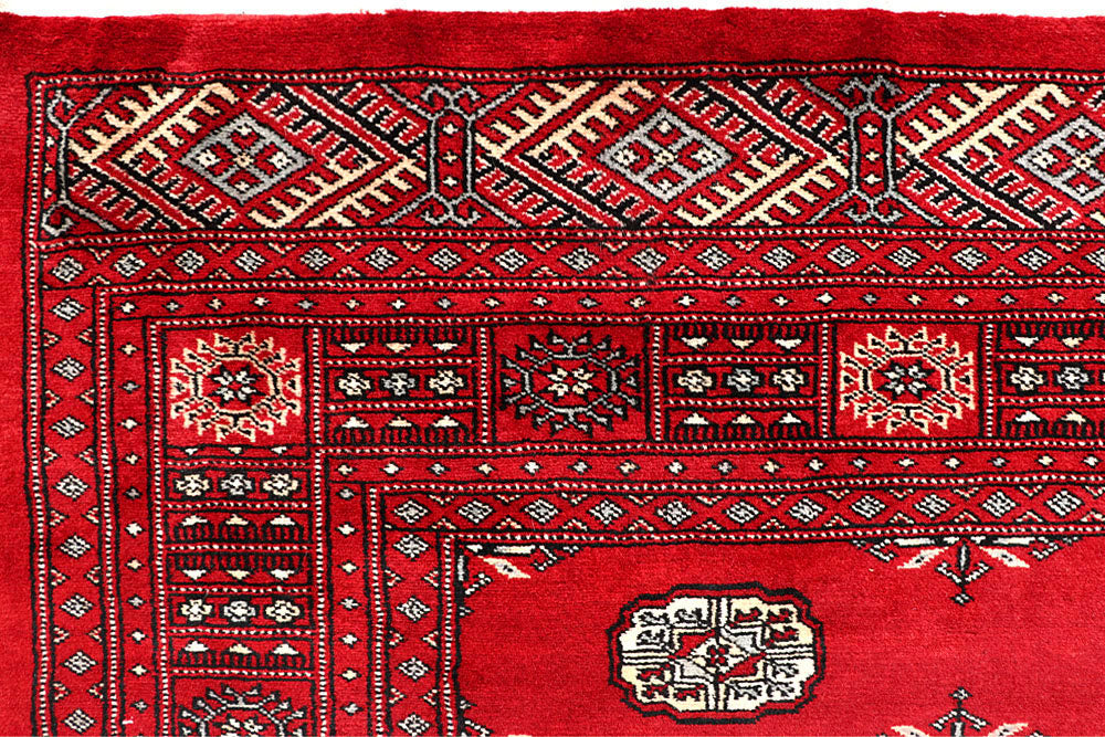 Red Bokhara 6' x 9' 1 - No. 60066 - ALRUG Rug Store