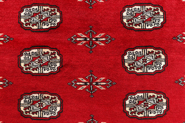 Red Bokhara 6' x 9' 1 - No. 60066 - ALRUG Rug Store