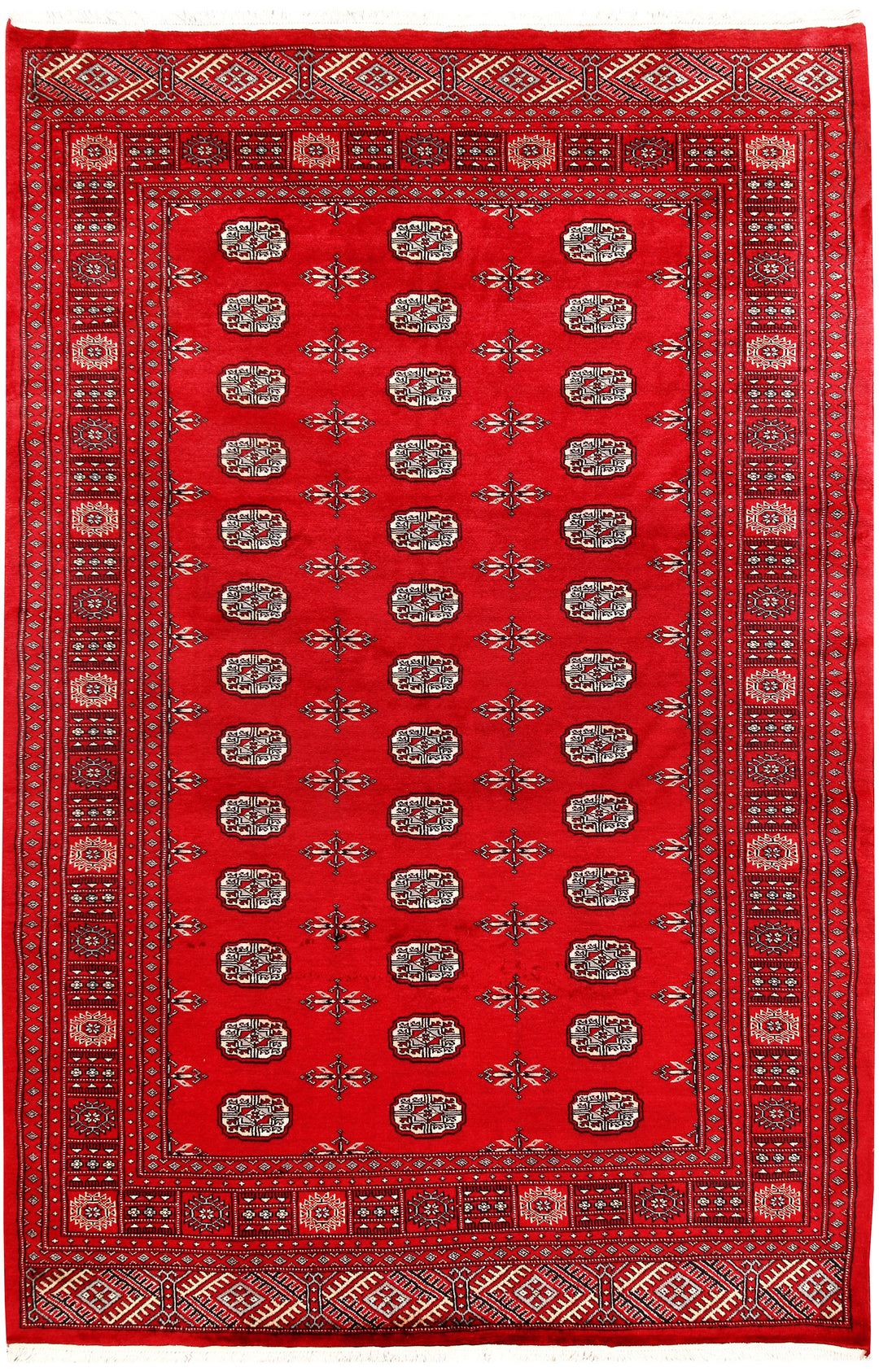 Red Bokhara 6' x 9' 1 - No. 60066 - ALRUG Rug Store