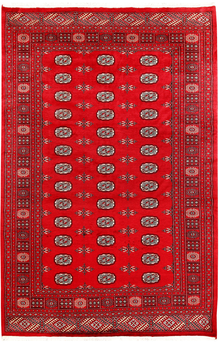 Red Bokhara 6' x 9' 1 - No. 60066 - ALRUG Rug Store