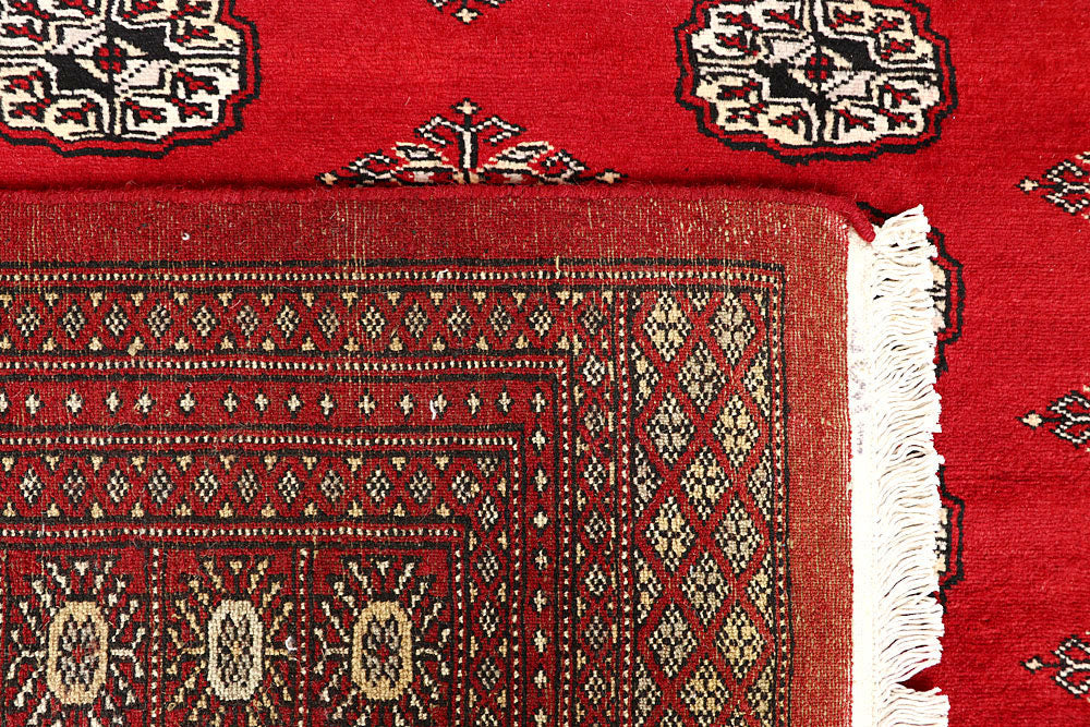 Firebrick Bokhara 6' 3 x 8' 10 - No. 60067 - ALRUG Rug Store
