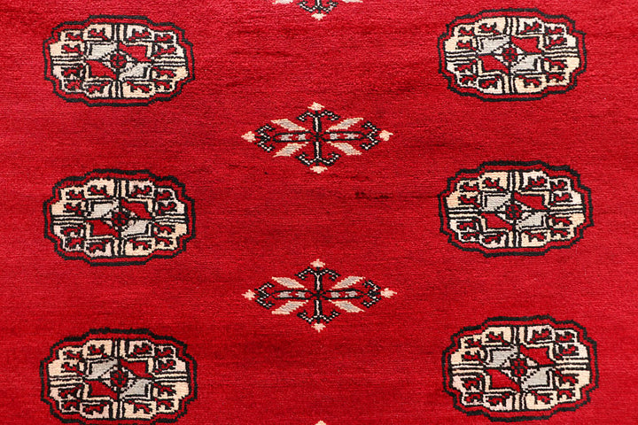 Red Bokhara 6' 1 x 9' - No. 60068 - ALRUG Rug Store