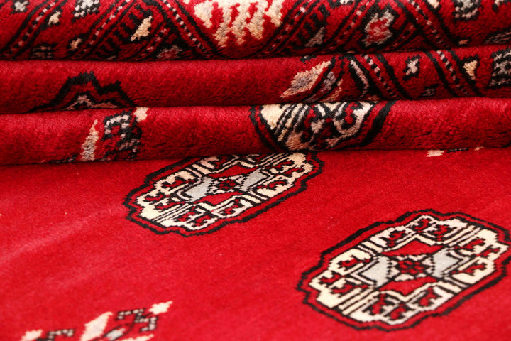 Red Bokhara 6' 1 x 9' - No. 60068 - ALRUG Rug Store