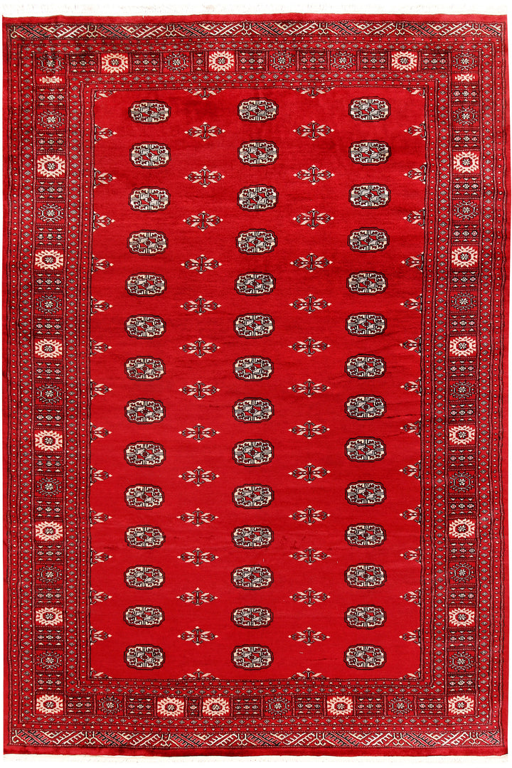 Red Bokhara 6' 1 x 9' - No. 60068 - ALRUG Rug Store