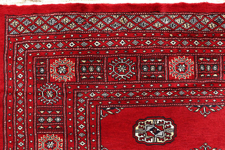 Red Bokhara 6' 4 x 9' 3 - No. 60069 - ALRUG Rug Store