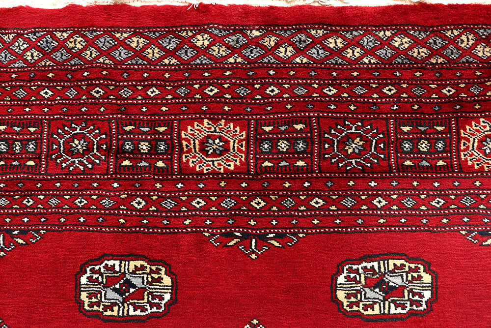 Red Bokhara 6' 4 x 9' 3 - No. 60069 - ALRUG Rug Store