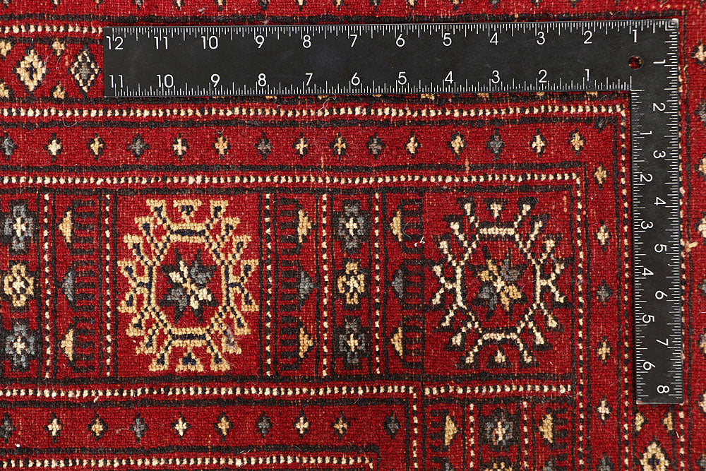 Red Bokhara 6' 4 x 9' 3 - No. 60069 - ALRUG Rug Store