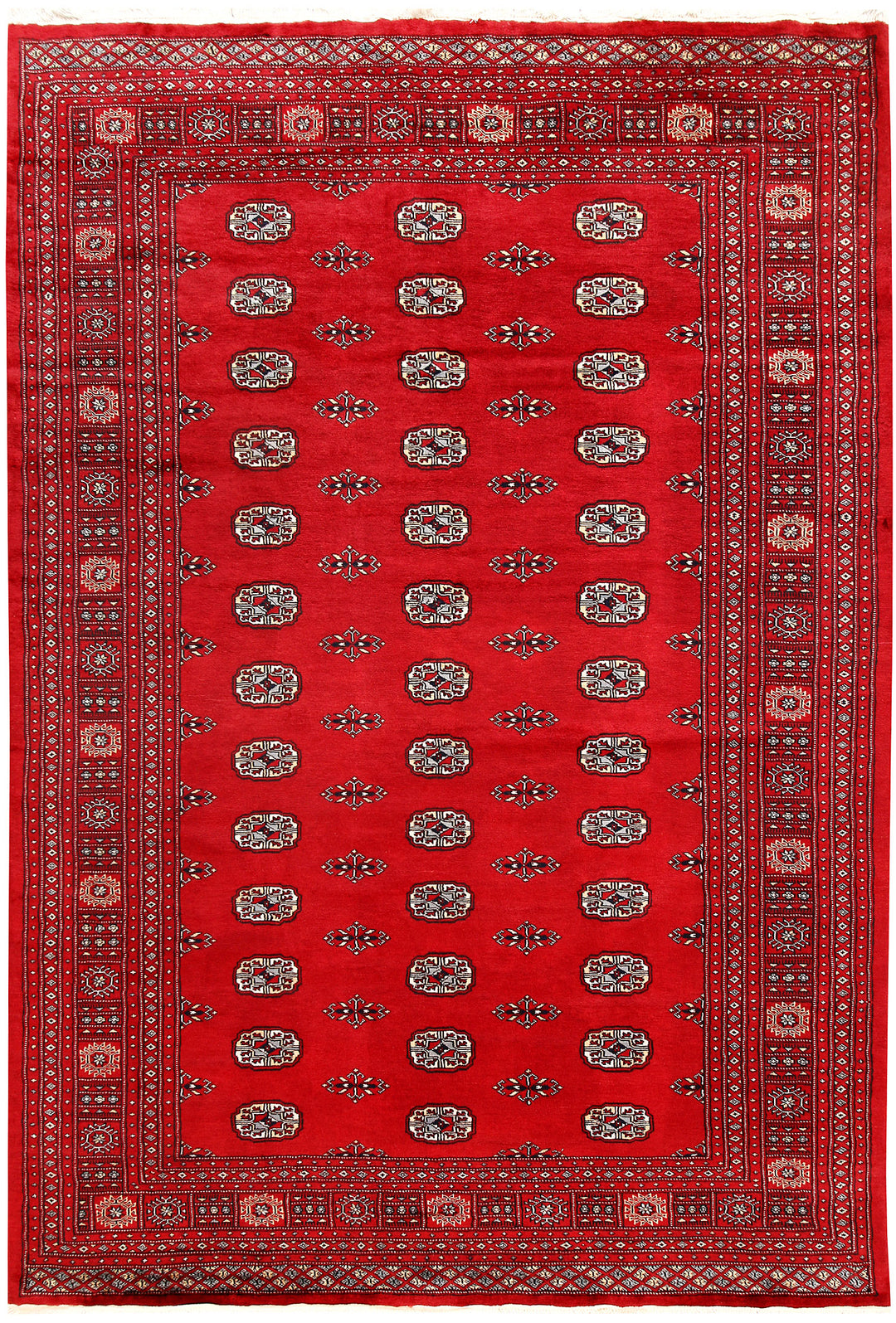 Red Bokhara 6' 4 x 9' 3 - No. 60069 - ALRUG Rug Store