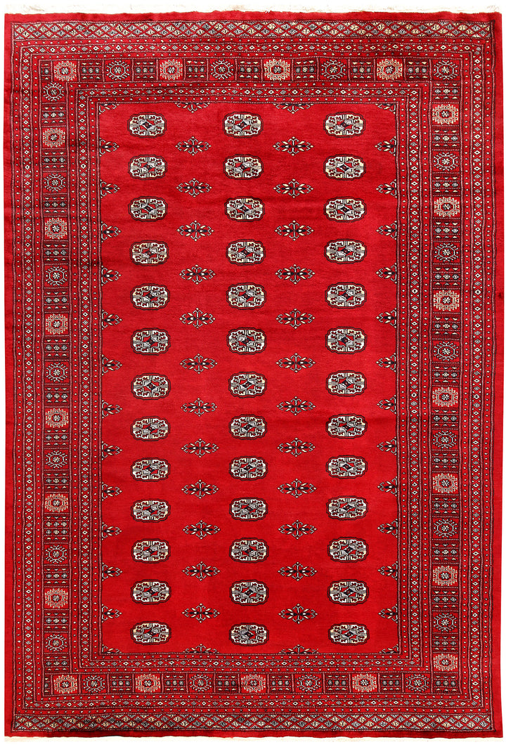 Red Bokhara 6' 4 x 9' 3 - No. 60069 - ALRUG Rug Store