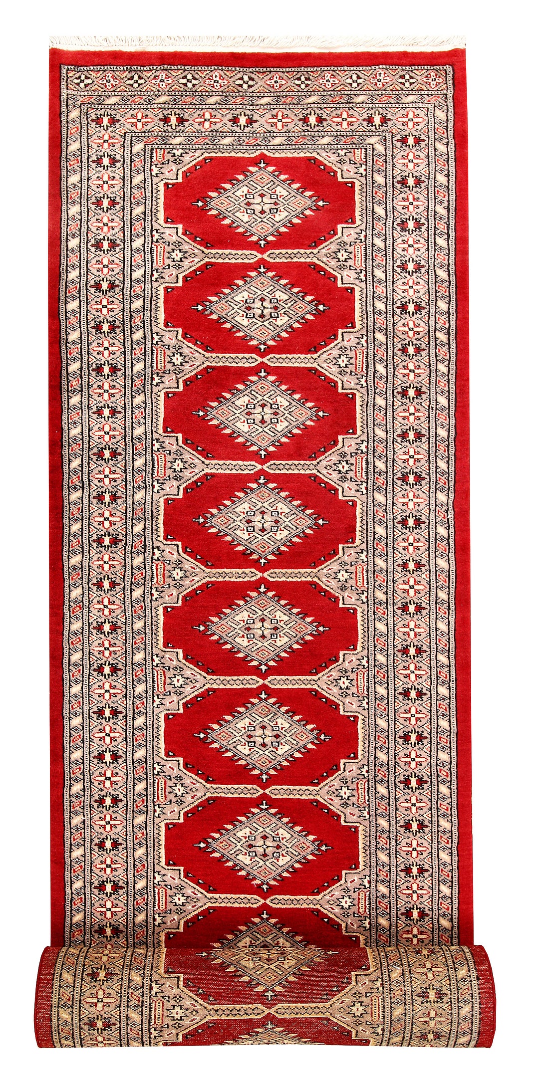 Firebrick Jaldar 2' 7 x 13' 1 - No. 60070 - ALRUG Rug Store