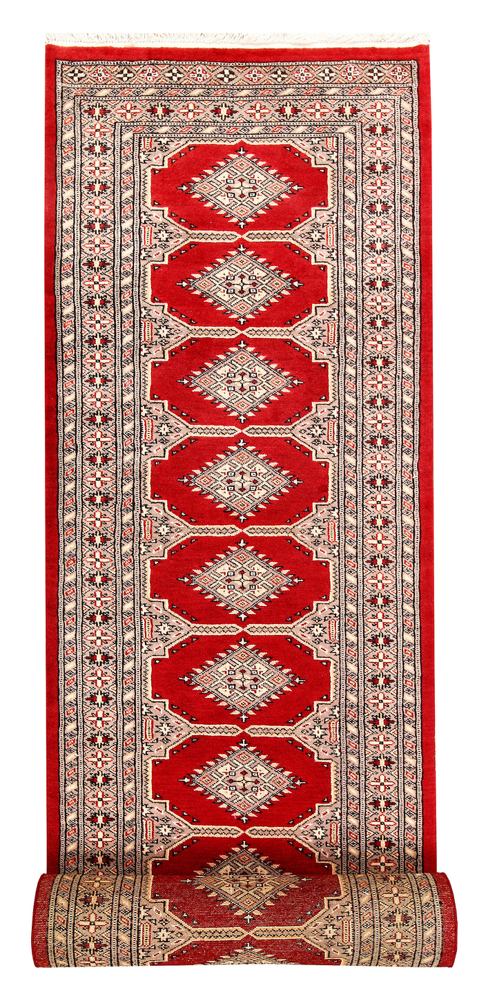 Firebrick Jaldar 2' 7 x 13' 1 - No. 60070 - ALRUG Rug Store