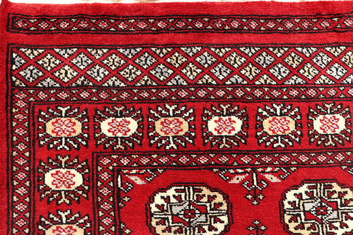 Red Bokhara 2' 7 x 12' 8 - No. 60075 - ALRUG Rug Store