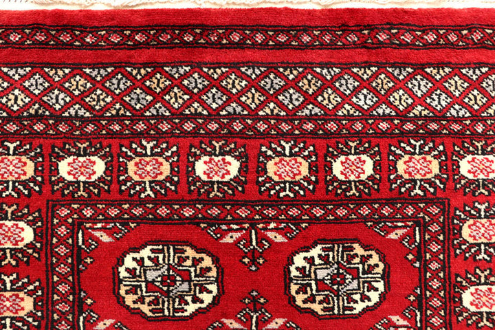 Red Bokhara 2' 7 x 12' 8 - No. 60075 - ALRUG Rug Store