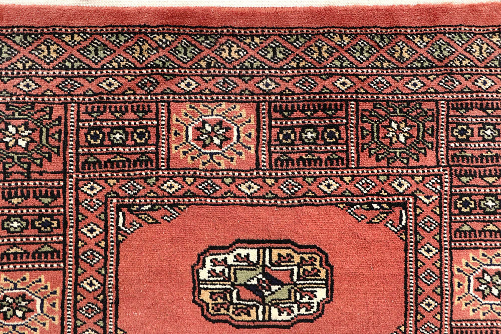 Salmon Bokhara 2' 7 x 14' 10 - No. 60078 - ALRUG Rug Store