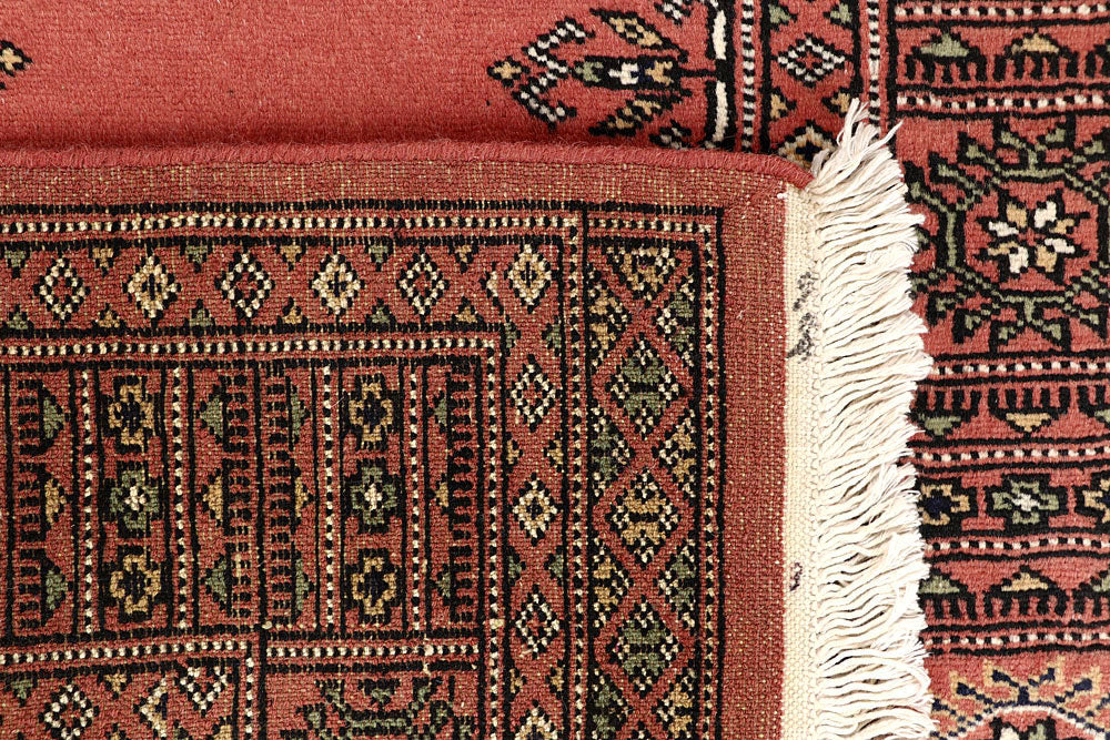 Salmon Bokhara 2' 7 x 14' 10 - No. 60078 - ALRUG Rug Store