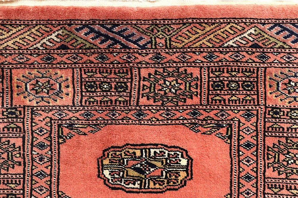 Salmon Bokhara 2' 7 x 12' 8 - No. 60079 - ALRUG Rug Store