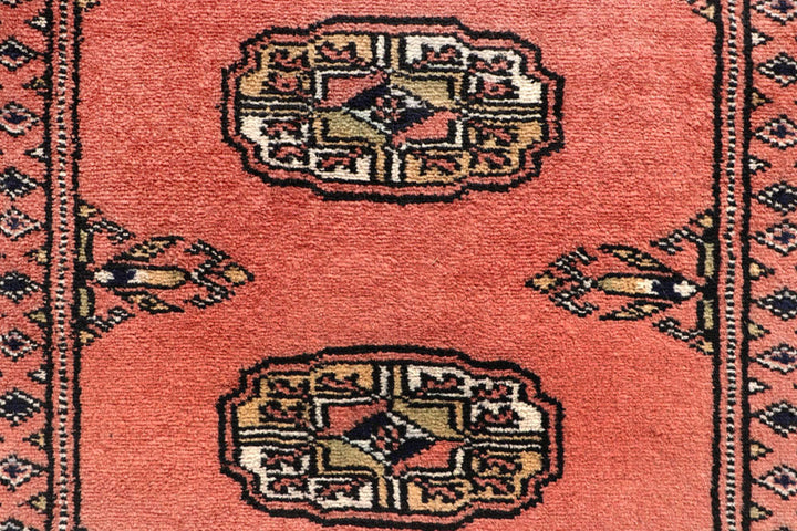 Salmon Bokhara 2' 7 x 12' 8 - No. 60079 - ALRUG Rug Store