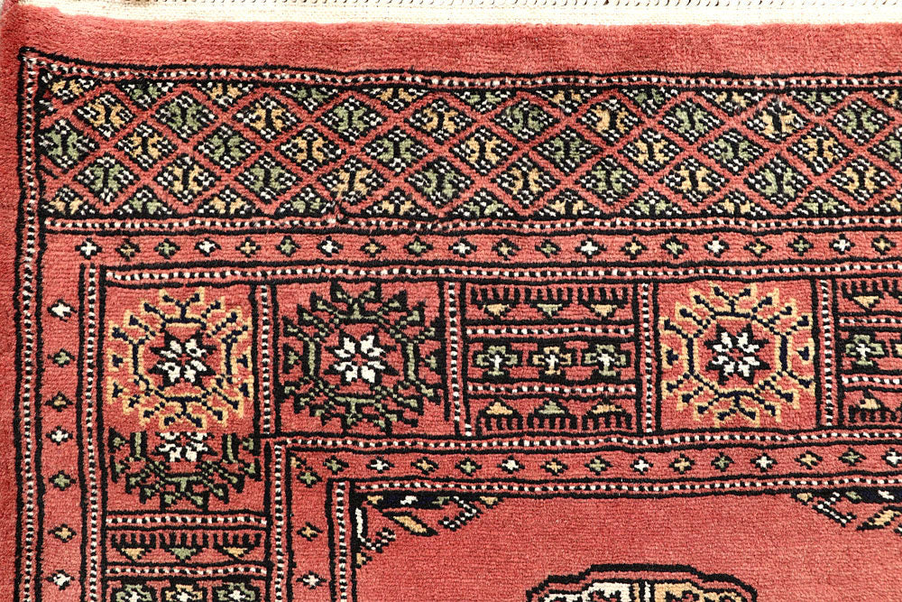 Salmon Bokhara 2' 7 x 13' 10 - No. 60080 - ALRUG Rug Store
