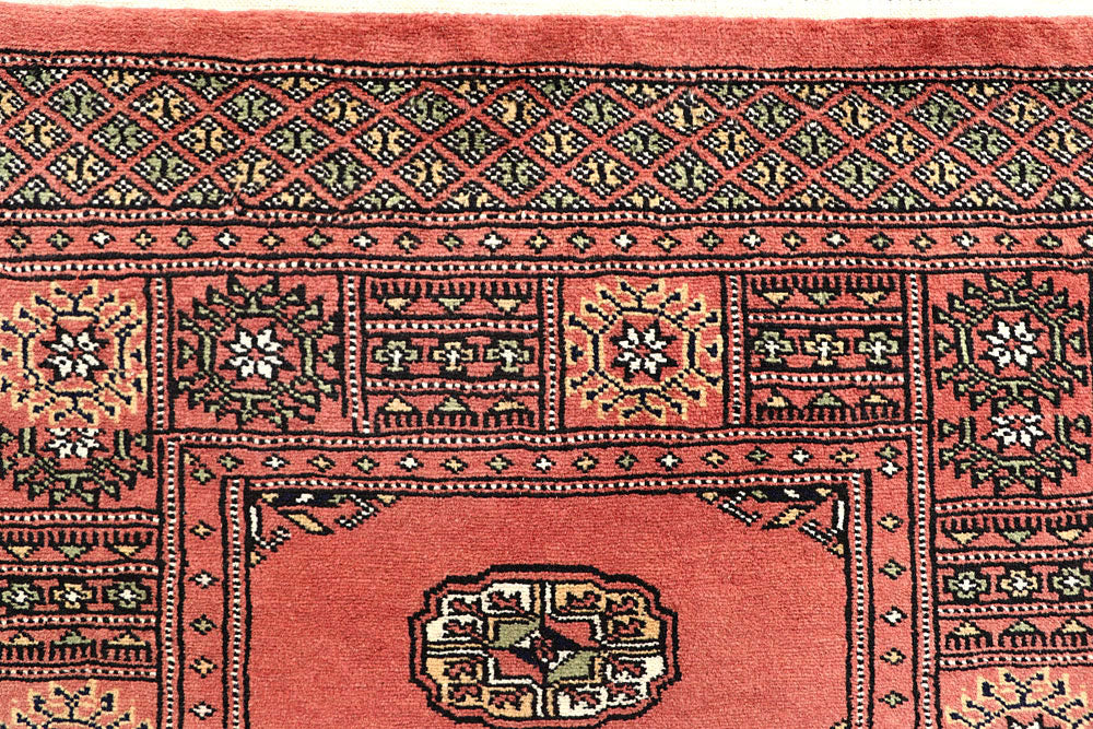 Salmon Bokhara 2' 7 x 13' 10 - No. 60080 - ALRUG Rug Store
