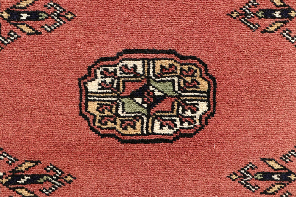 Salmon Bokhara 2' 7 x 13' 10 - No. 60080 - ALRUG Rug Store