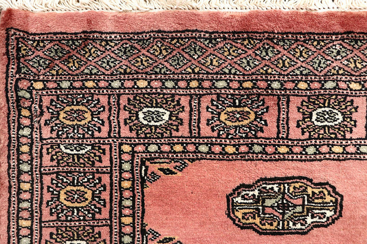 Salmon Bokhara 2' 7 x 13' 5 - No. 60081 - ALRUG Rug Store