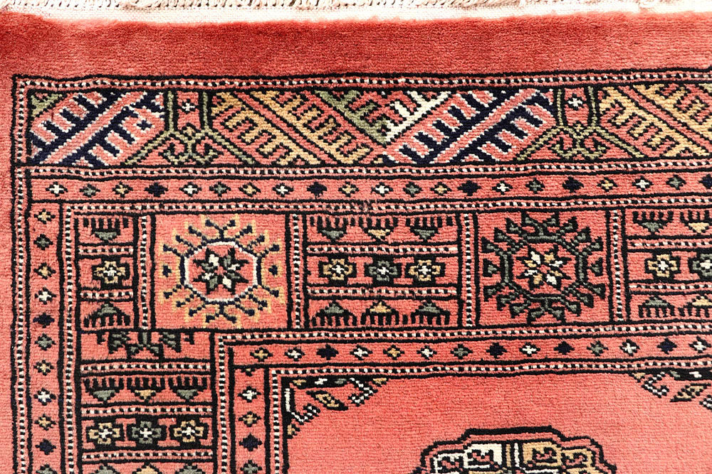 Salmon Bokhara 2' 6 x 13' 6 - No. 60082 - ALRUG Rug Store