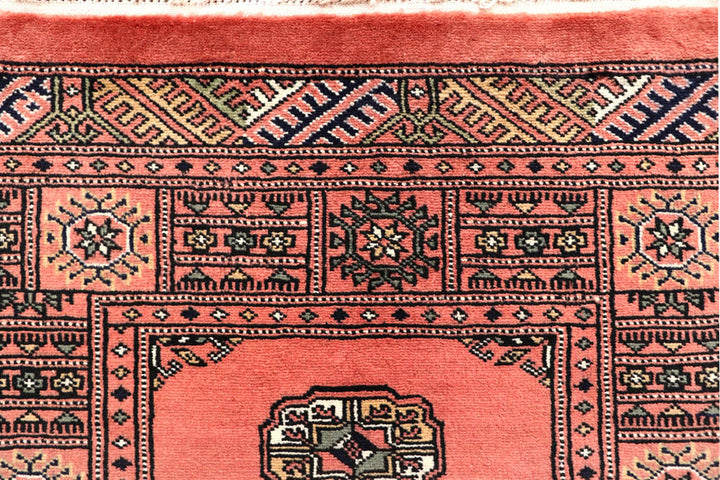 Salmon Bokhara 2' 6 x 13' 6 - No. 60082 - ALRUG Rug Store