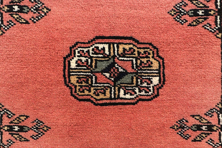 Salmon Bokhara 2' 6 x 13' 6 - No. 60082 - ALRUG Rug Store