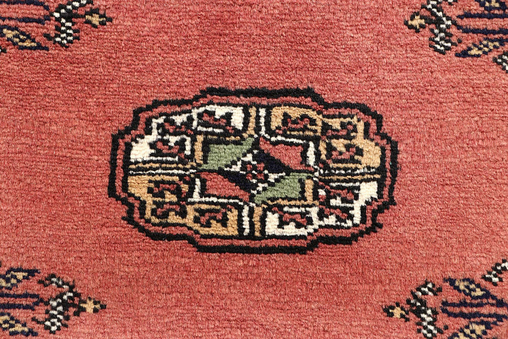 Salmon Bokhara 2' 7 x 13' 9 - No. 60083 - ALRUG Rug Store