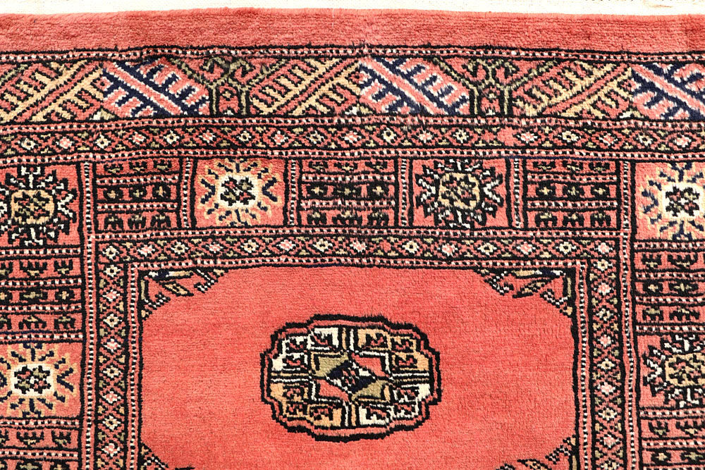 Salmon Bokhara 2' 7 x 13' 9 - No. 60084 - ALRUG Rug Store