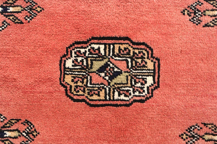 Salmon Bokhara 2' 7 x 13' 9 - No. 60084 - ALRUG Rug Store