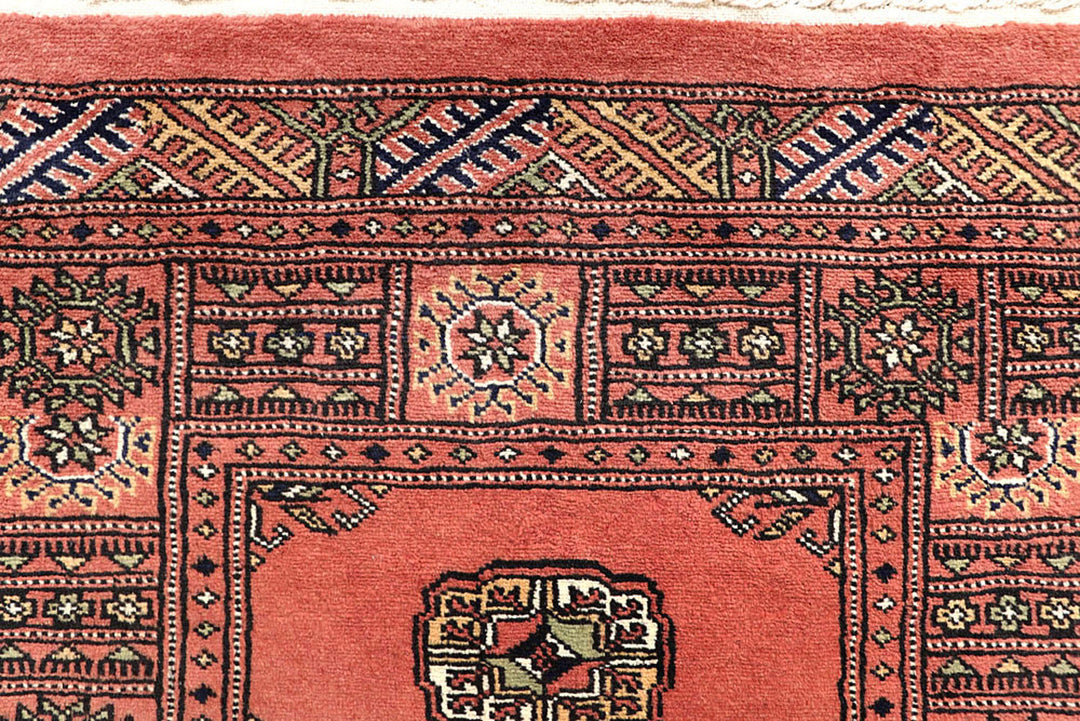 Salmon Bokhara 2'  6" x 13'  9" - No. QA50258