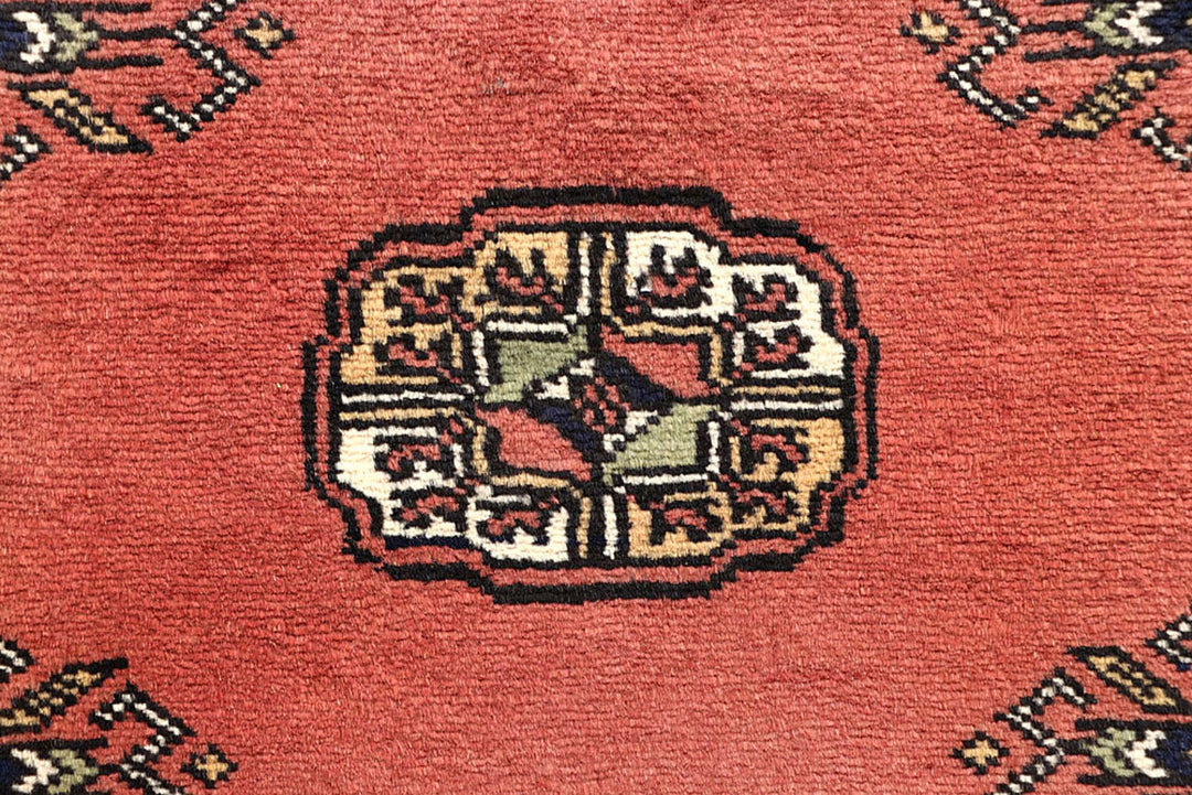 Salmon Bokhara 2'  6" x 13'  9" - No. QA50258