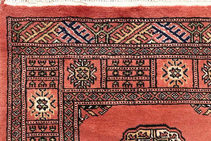 Salmon Bokhara 2' 6 x 13' 9 - No. 60086 - ALRUG Rug Store