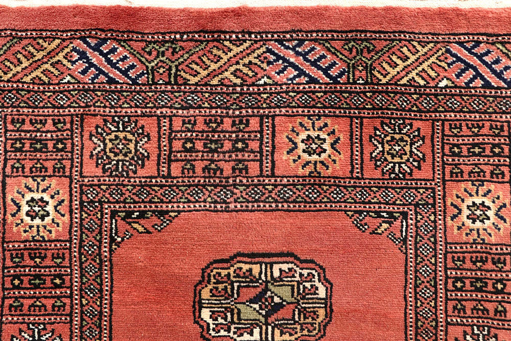 Salmon Bokhara 2' 6 x 13' 9 - No. 60086 - ALRUG Rug Store