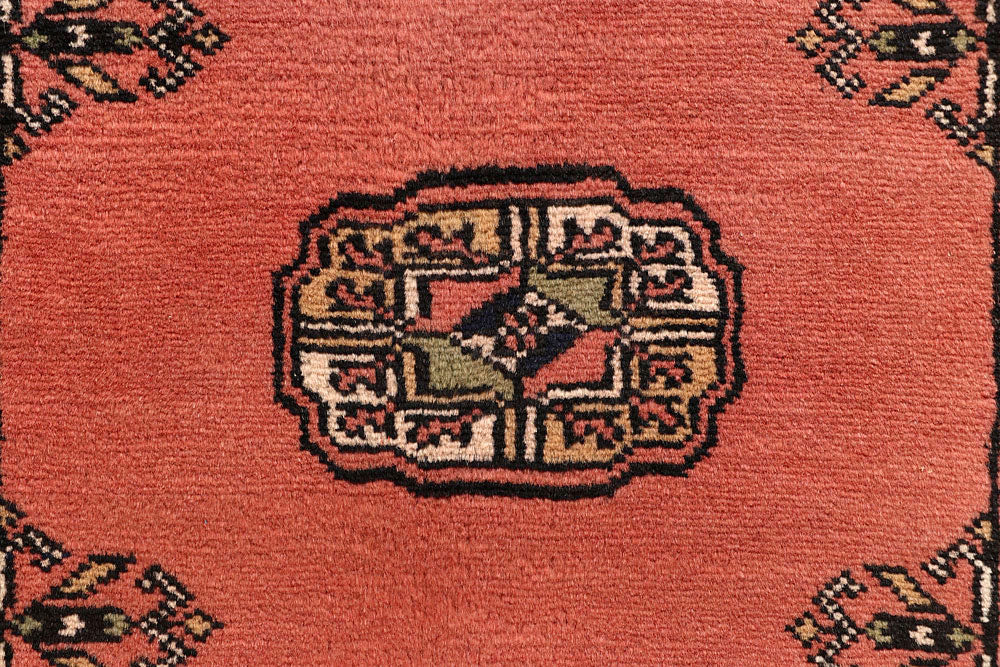Salmon Bokhara 2' 6 x 13' 9 - No. 60086 - ALRUG Rug Store