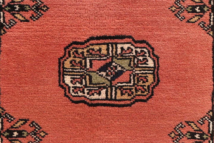 Salmon Bokhara 2' 6 x 13' 9 - No. 60086 - ALRUG Rug Store