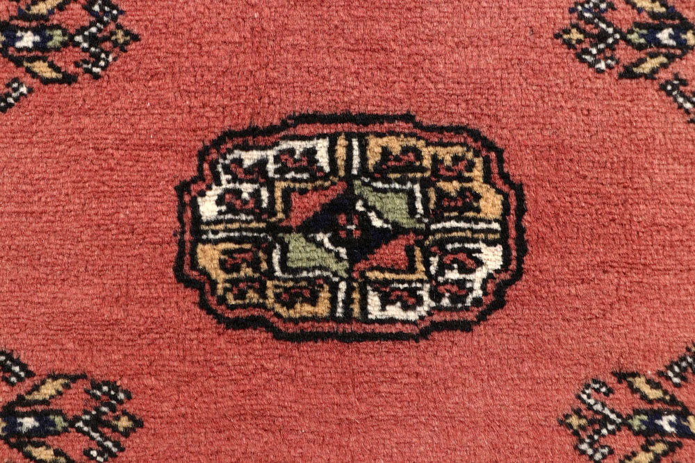 Salmon Bokhara 2' 7 x 13' 11 - No. 60087 - ALRUG Rug Store