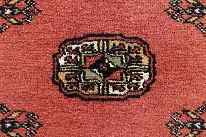 Salmon Bokhara 2' 7 x 13' 11 - No. 60087 - ALRUG Rug Store