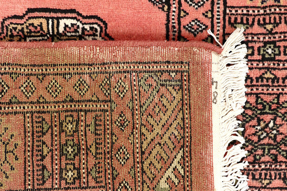 Salmon Bokhara 2' 7 x 13' 6 - No. 60088 - ALRUG Rug Store