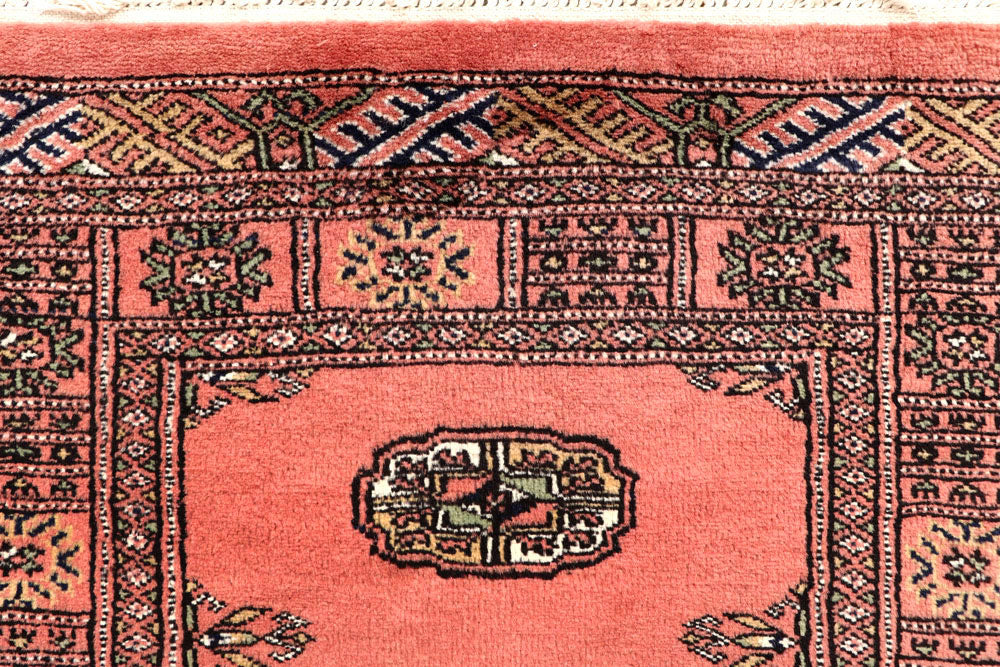 Salmon Bokhara 2' 7 x 13' 2 - No. 60089 - ALRUG Rug Store