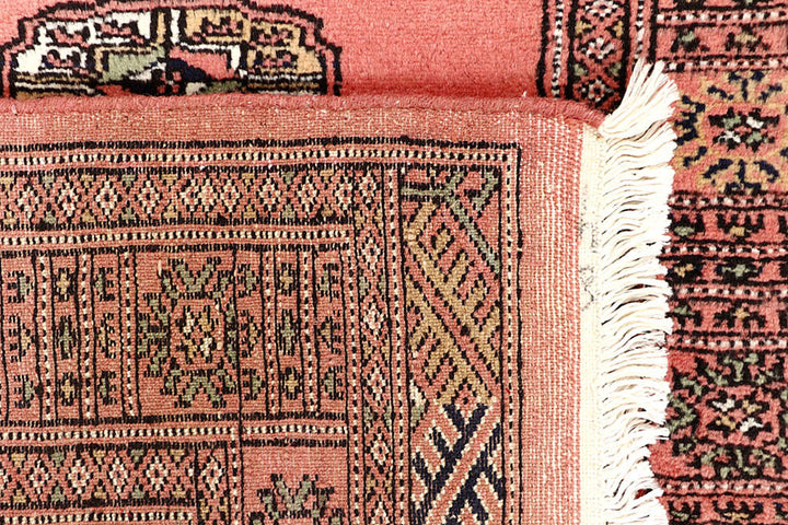 Salmon Bokhara 2' 7 x 13' 2 - No. 60089 - ALRUG Rug Store