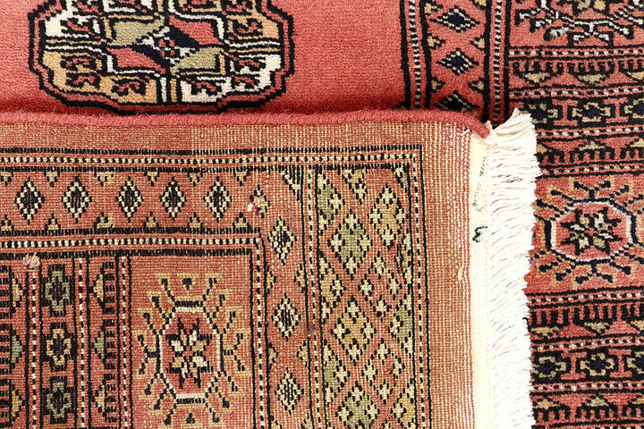 Salmon Bokhara 2' 7 x 14' 3 - No. 60092 - ALRUG Rug Store