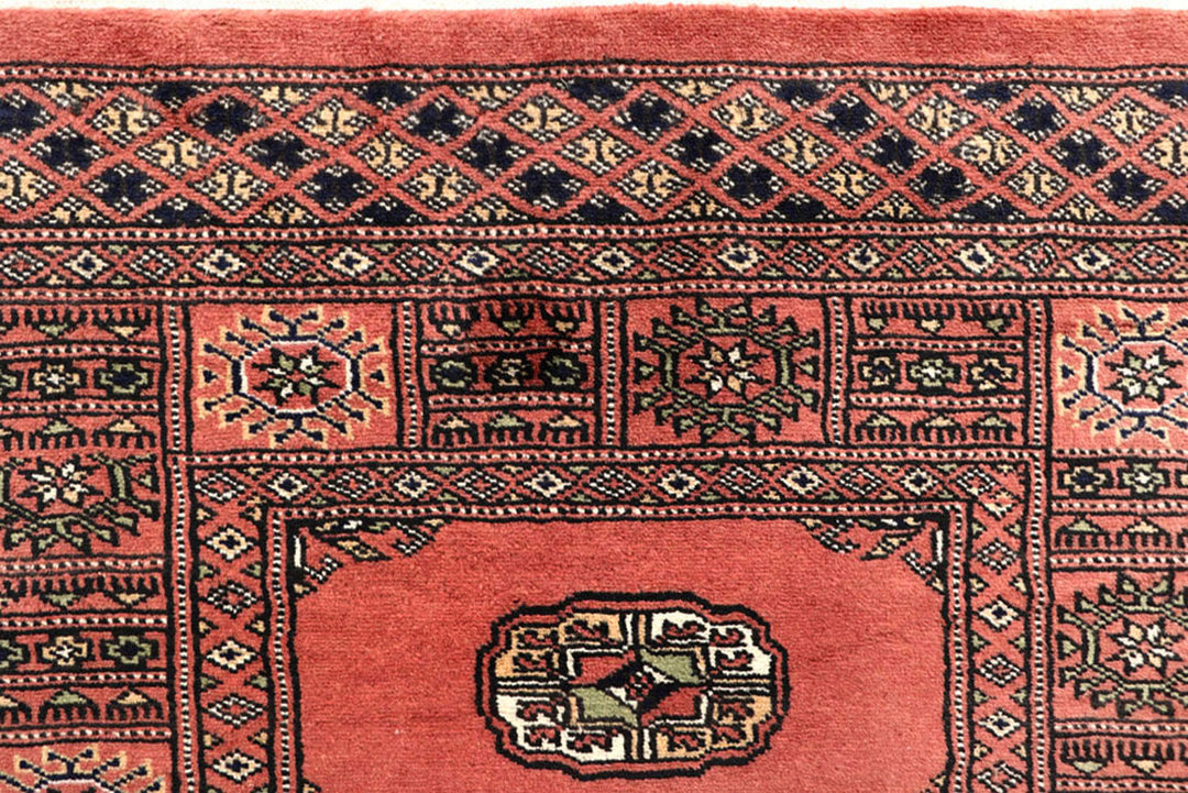 Salmon Bokhara 2'  7" x 13'  10" - No. QA21402