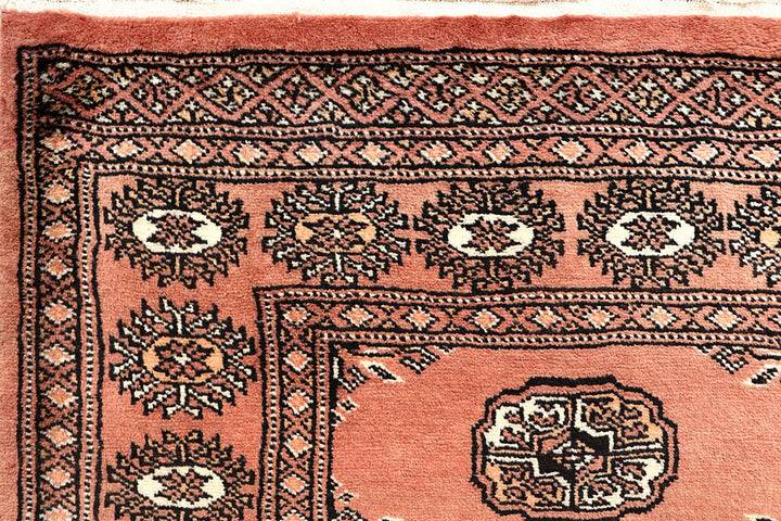 Salmon Bokhara 2' 9 x 14' 5 - No. 60097 - ALRUG Rug Store