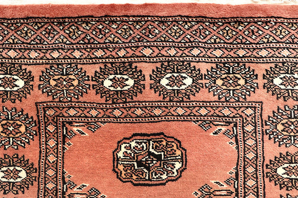 Salmon Bokhara 2' 9 x 14' 5 - No. 60097 - ALRUG Rug Store