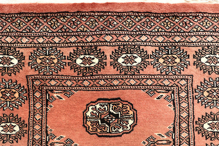 Salmon Bokhara 2' 9 x 14' 5 - No. 60097 - ALRUG Rug Store