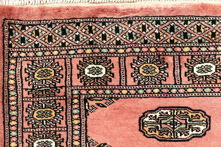 Salmon Bokhara 2' 8 x 14' 1 - No. 60099 - ALRUG Rug Store