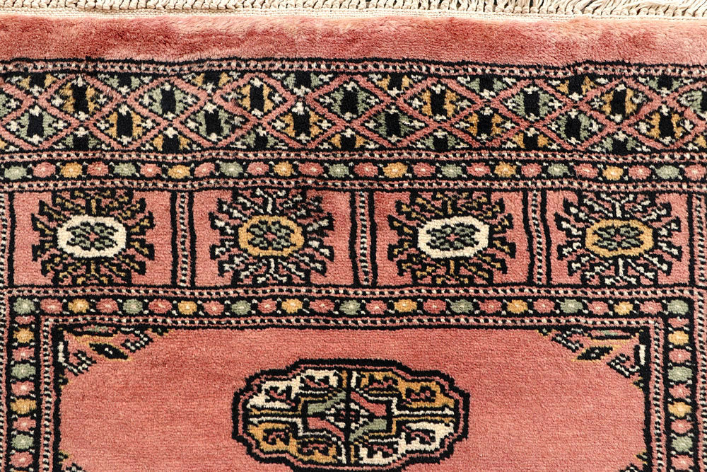Salmon Bokhara 2' 8 x 14' 1 - No. 60099 - ALRUG Rug Store