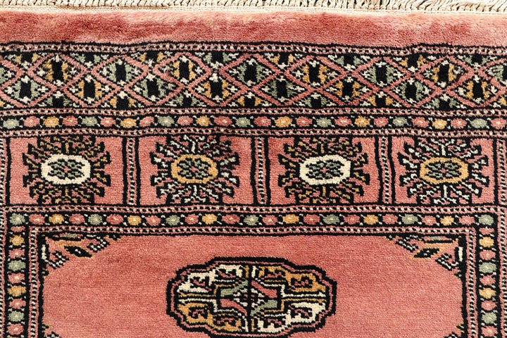 Salmon Bokhara 2' 8 x 14' 1 - No. 60099 - ALRUG Rug Store